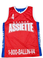 Grande Assiette Ballin Réversible Jersey Red & Blue
