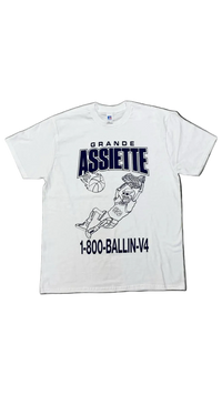Grande Assiette Ballin Vol.4 T-shirt White & Blue
